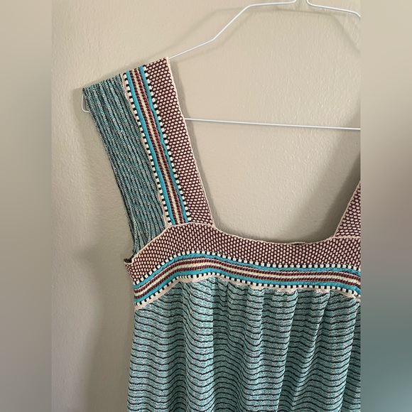 ALDO MARTINS Striped Multicolor Knit Tunic Dress - Picture 2 of 10